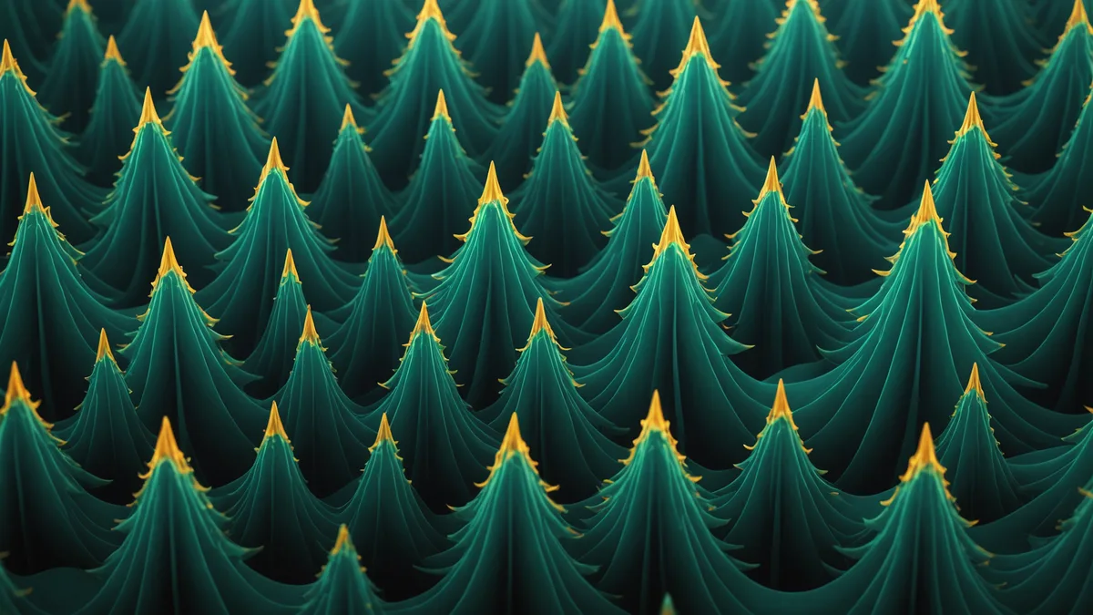 Abstract concept: seasonal cloud spend spikes with predictable pattern